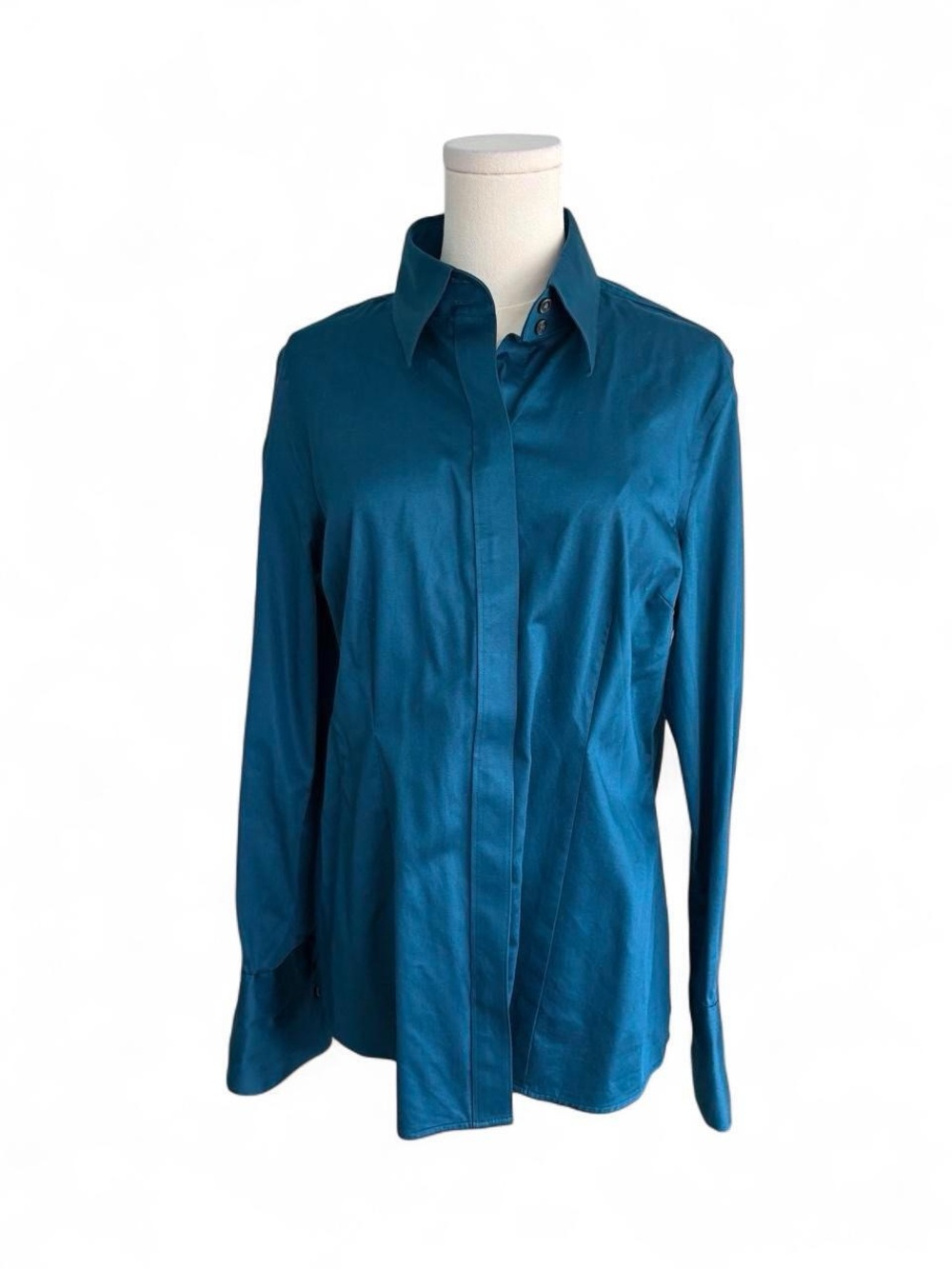 Banana Republic Teal Button-Down Shirt
